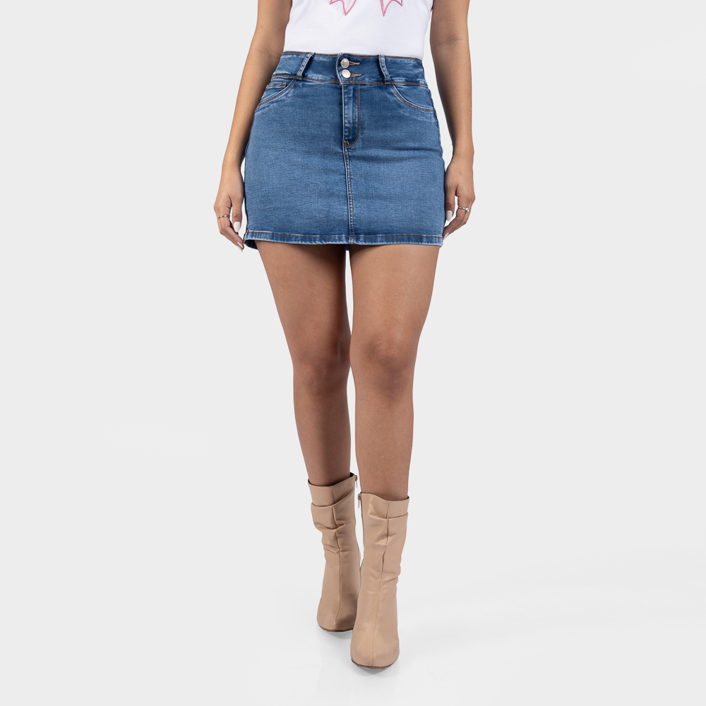 FALDA SHORT JP25/CHICAMIC - I DENIM STRECH